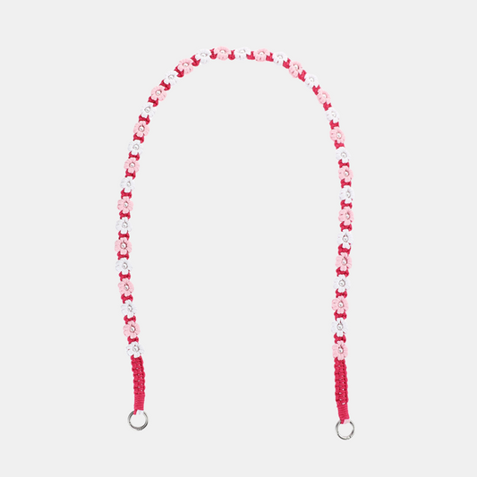 Nara Flowers Phone Chain - Long - Rose Red