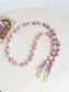 Nara Flowers Phone Chain - Long - Purple