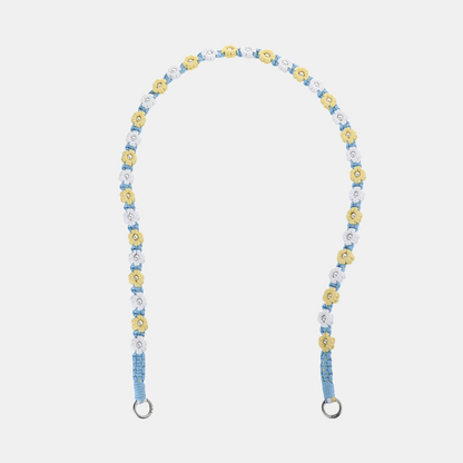 Nara Flowers Phone Chain - Long - Blue