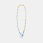 Nara Flowers Phone Chain - Long - Blue