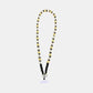 Nara Flowers Phone Chain - Long - Black