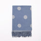 Aeris Polka Scarf - Soft Blue