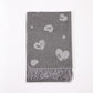 Noira Heartline Scarf - Gray