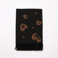 Noira Heartline Scarf - Black