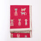 Cats Double Sided Scarf - Pink