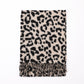 Adeline Scarf - Beige Leopard Print