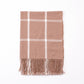 Orienn Plaid Scarf - Soft Camel
