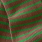 Airelle Knitted Scarf - Coffee Green Stripe