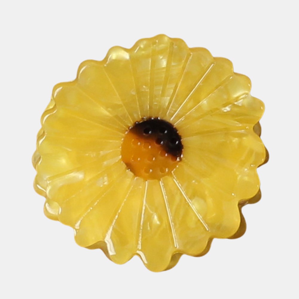 Marlowe Hair Clip S/2- Yellow Sunflower