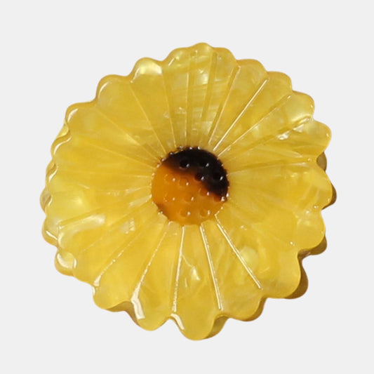 Marlowe Hair Clip S/2- Yellow Sunflower