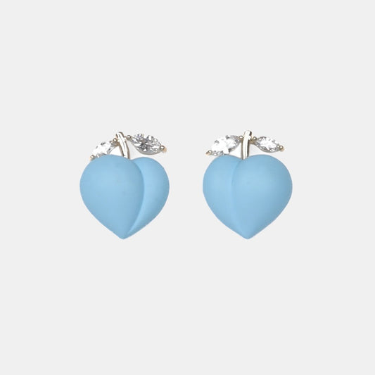 Calla Earrings - Cornflower