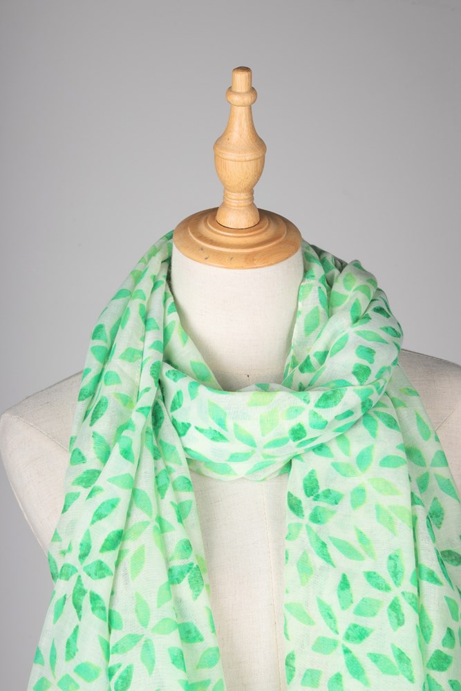 Sienna Floral Scarf - Green