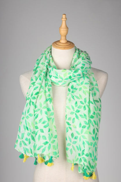 Sienna Floral Scarf - Green