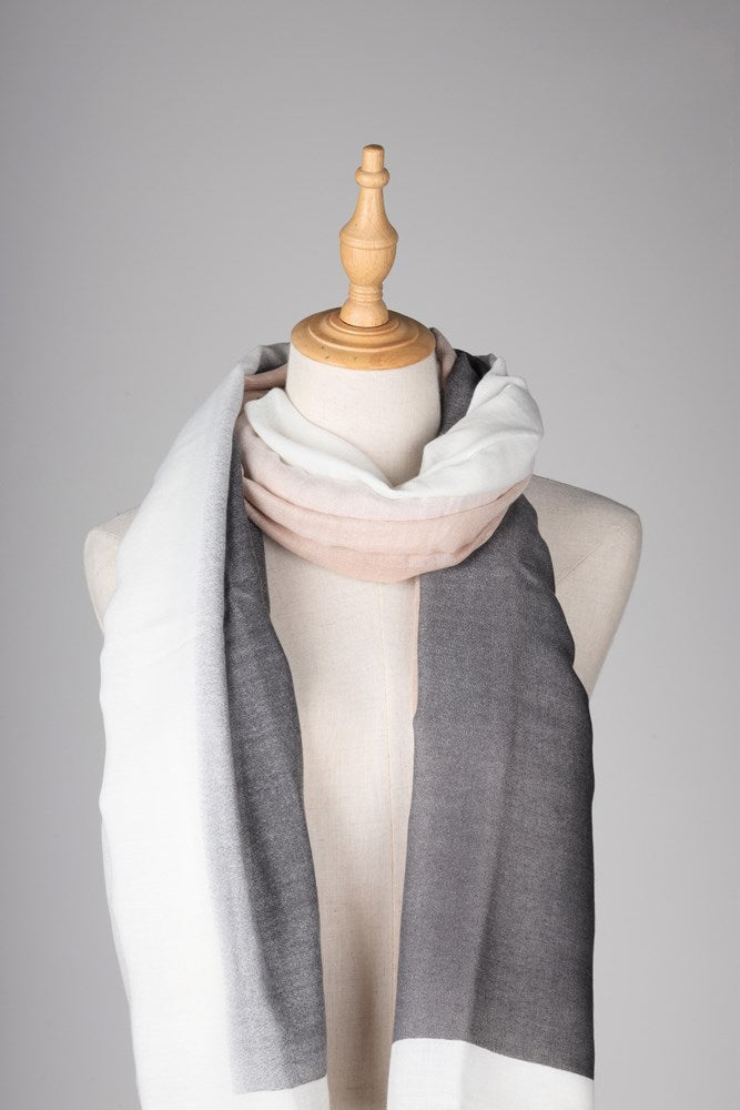 Stella Abstract Scarf - Brown