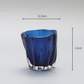 Thea Glass Cup - Indigo