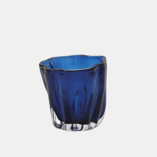 Thea Glass Cup - Indigo