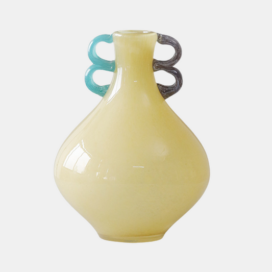 Mila Glass Vase - Yellow
