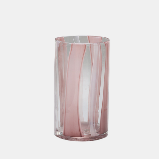 Maru Pink Glass Vase - Large