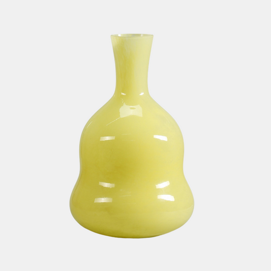 Amelia Glass Vase - Yellow
