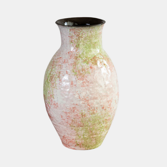 Liora Ceramic Vase - Pink Green