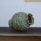 Arden Textured Ceramic Vase - Green