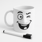 Nico Ceramic Nose Mug - White