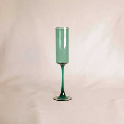 Champagne Flute - Green