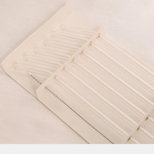 Reusable Glass Straws Set of 6 -  Bend Clear