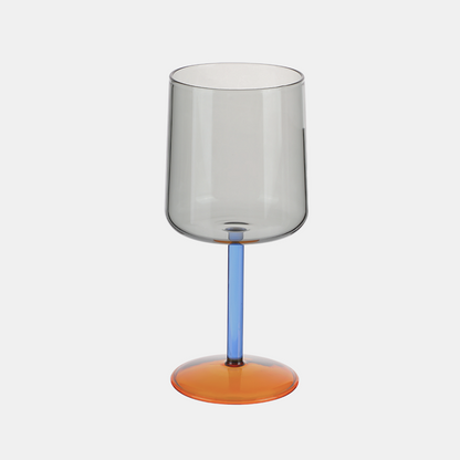 Wine Glass 450ml - Grey Blue Amber