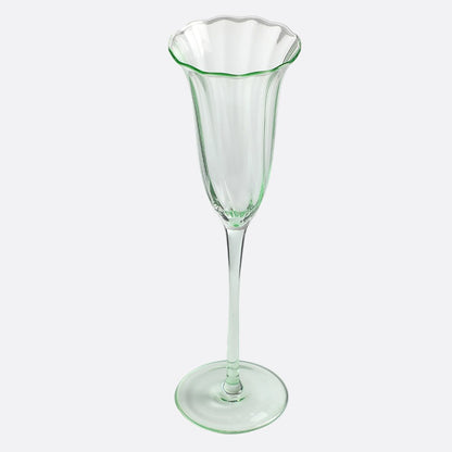 Elle Champagne Flute180ml - Light Green