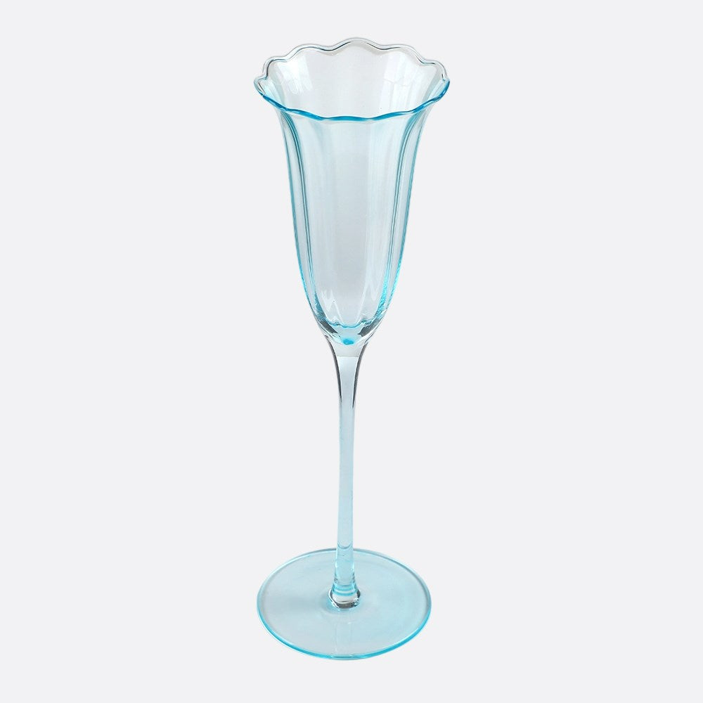 Elle Champagne Flute 180ml - Blue