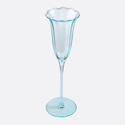 Elle Champagne Flute 180ml - Blue
