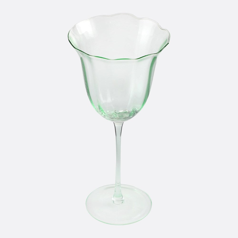 Elle Wine Glass 400ml - Light Green