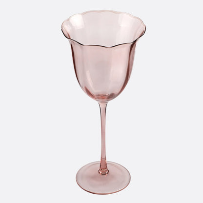 Elle Wine Glass 400ml - Light Pink