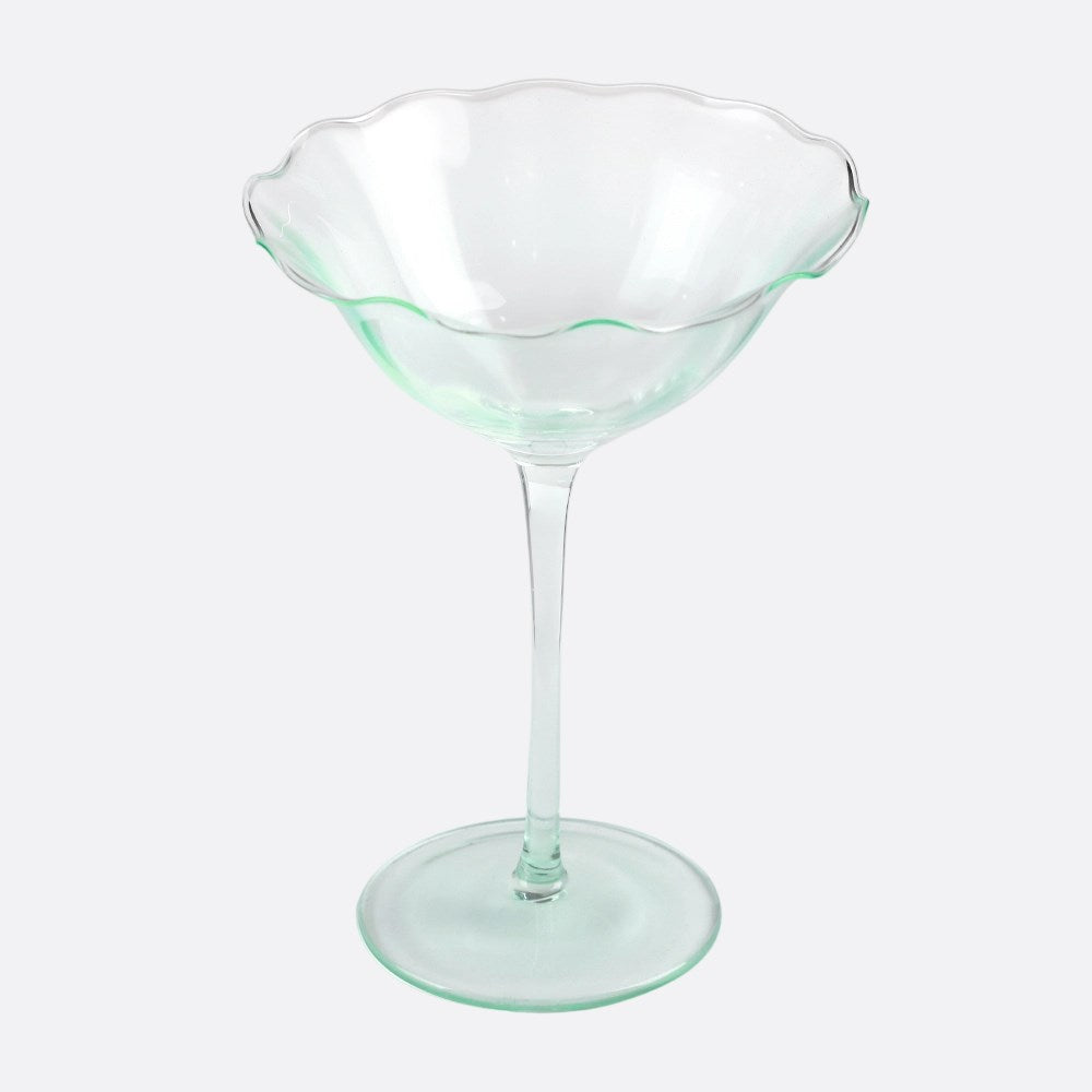 Elle Coupe Glass 200ml - Light Green