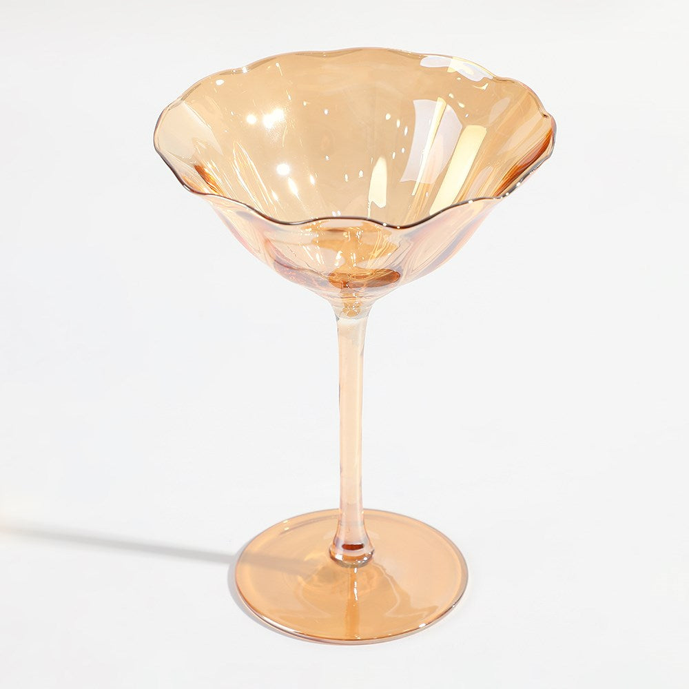 Elle Coupe Glass 200ml - Amber