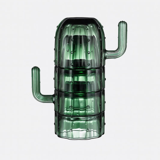 Cactus Stackable Tumblers S4 - Green