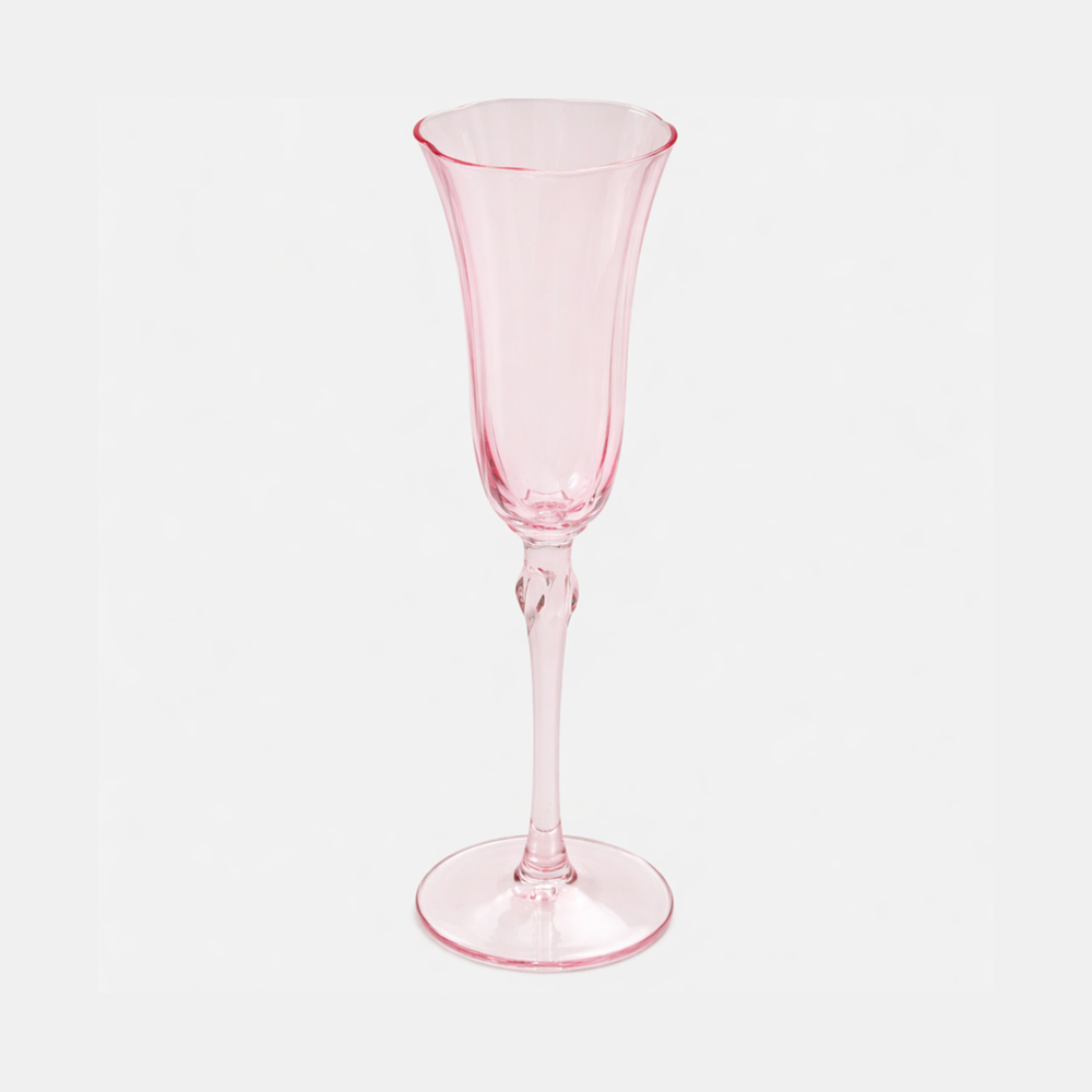 Flint Champagne Flute - Pink