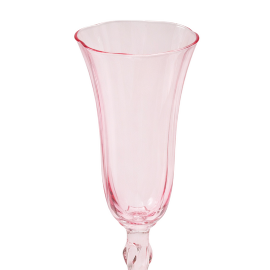 Flint Champagne Flute - Pink
