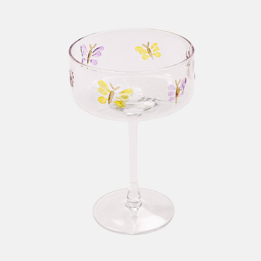Aquin Cocktail Glass - Butterfly