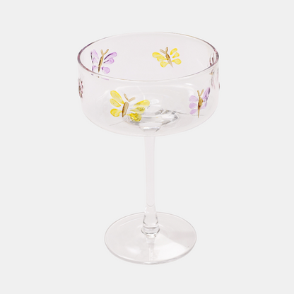 Aquin Cocktail Glass - Butterfly