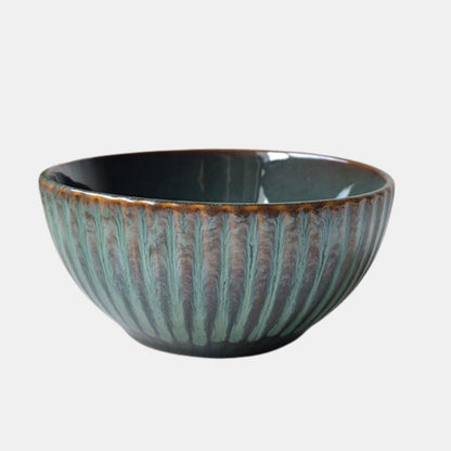 Finley Ceramic Bowl - Blue 6"