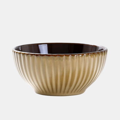 Finley Ceramic Bowl - Brown 6"