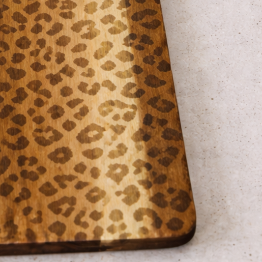 Wooden Animal Print Board - Medium Rect