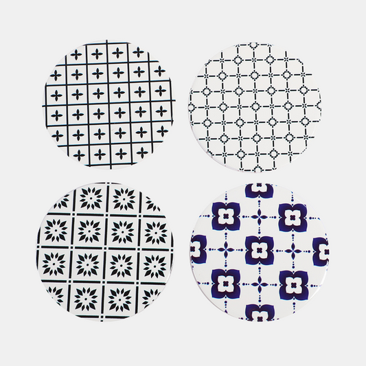 Zion Round Ceramic Coaster S4