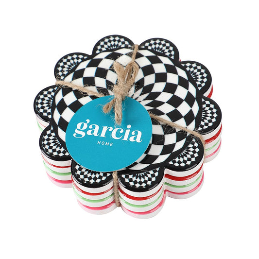 Ethan Ceramic Coaster S4 - Plum Blossom