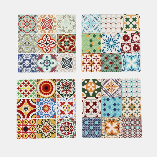 Aiden Square Ceramic Coaster S4 - Mosaic