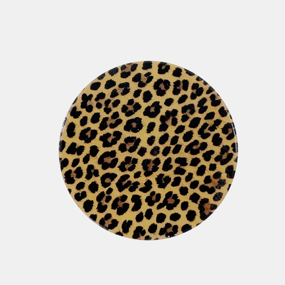 Ashton Ceramic Coaster S4 - Leopard Print