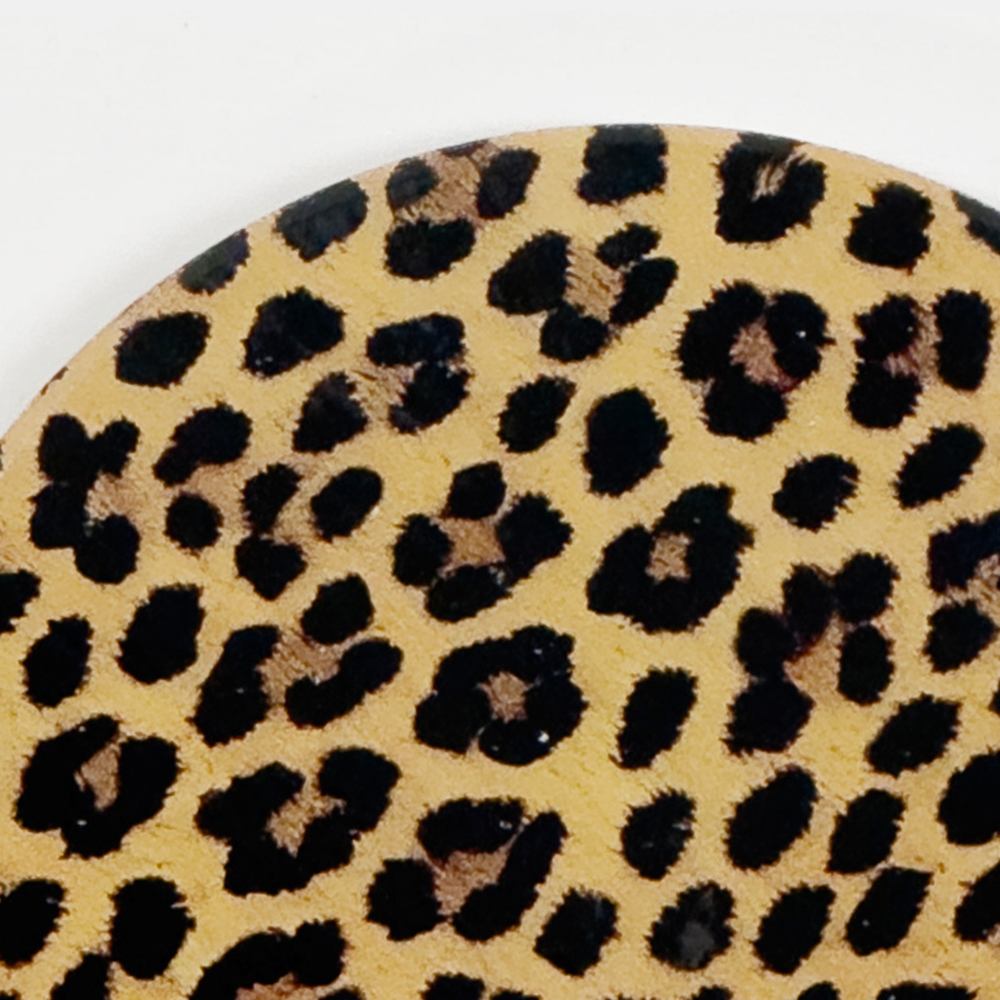 Ashton Ceramic Coaster S4 - Leopard Print