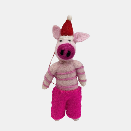 Decoration Felt - Pink - Piglet